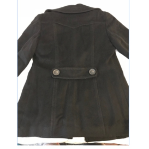 Dana Buchman Black Wool Peacoat - Picture 5 of 8